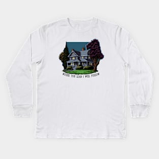 The Girls Blue House - Where You Lead I Will Follow - Gilmore Kids Long Sleeve T-Shirt